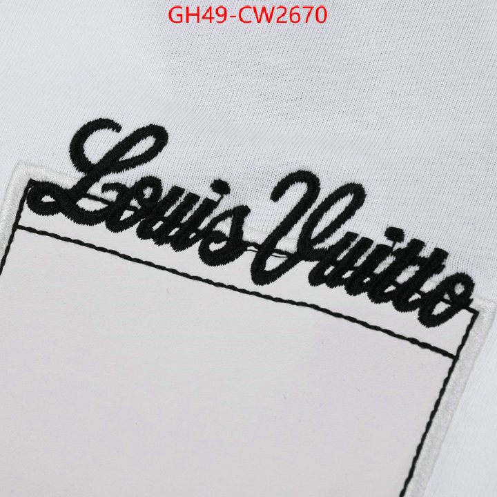 Clothing-LV,best replica new style , ID: CW2670,$: 49USD