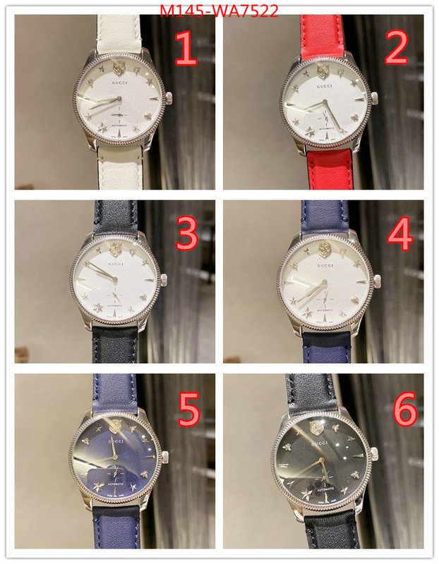 Watch(4A)-Gucci,luxury shop ,ID: WA7522,$: 145USD