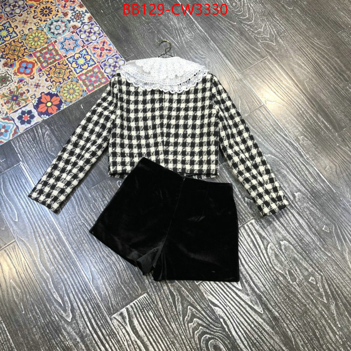 Clothing-Chanel,the highest quality fake , ID: CW3330,$: 129USD
