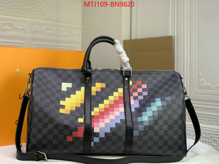 LV Bags(4A)-Keepall BandouliRe 45-50-,unsurpassed quality ,ID: BN9820,$: 109USD