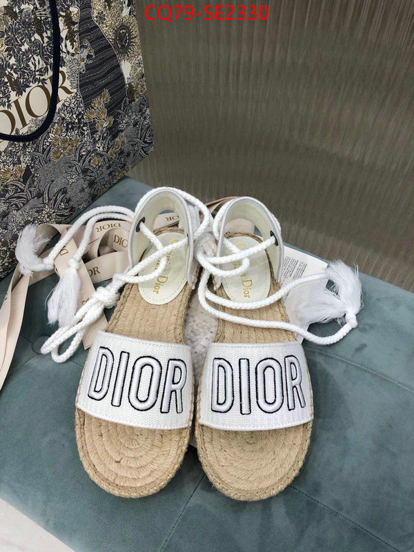 Women Shoes-Dior,top 1:1 replica , ID: SE2330,$: 79USD