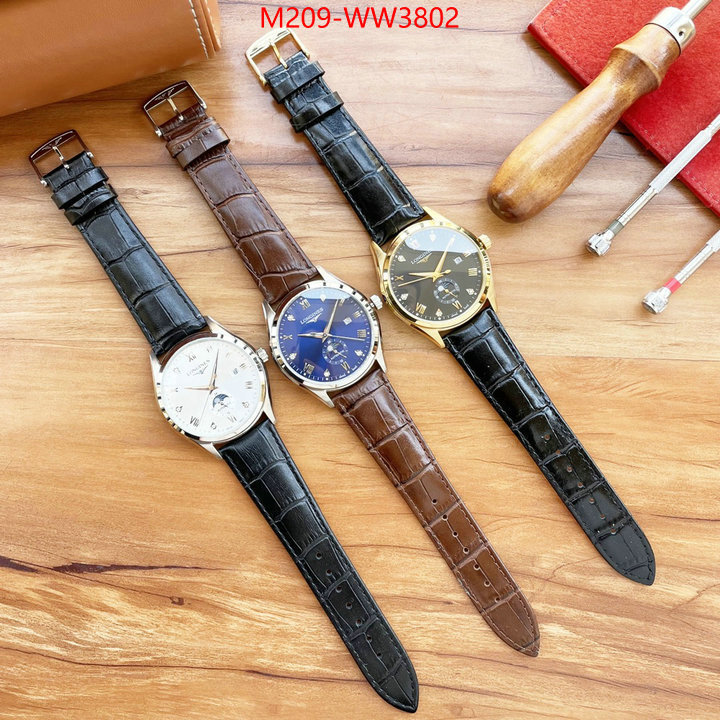 Watch (TOP)-Longines,high quality 1:1 replica , ID: WW3802,$: 209USD