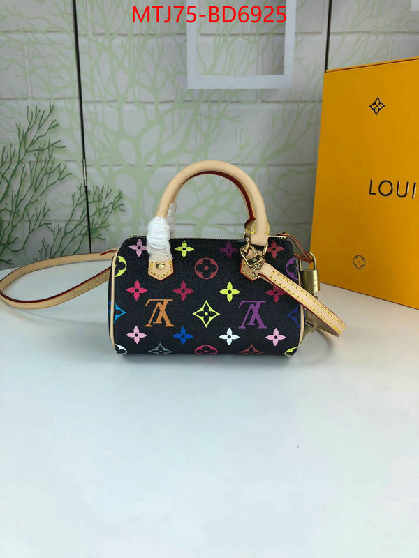 LV Bags(4A)-Speedy-,mirror copy luxury ,ID: BD6925,$: 75USD