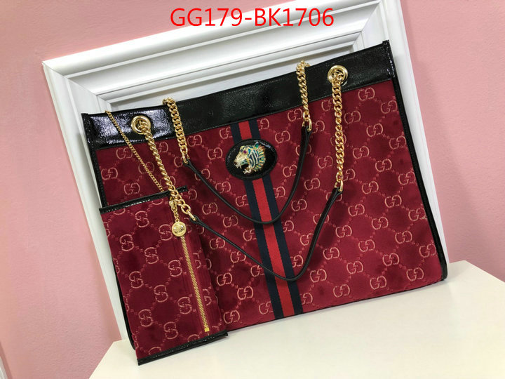 Gucci Bags(4A)-Handbag-,replica aaaaa designer ,ID: BK1706,$:179USD