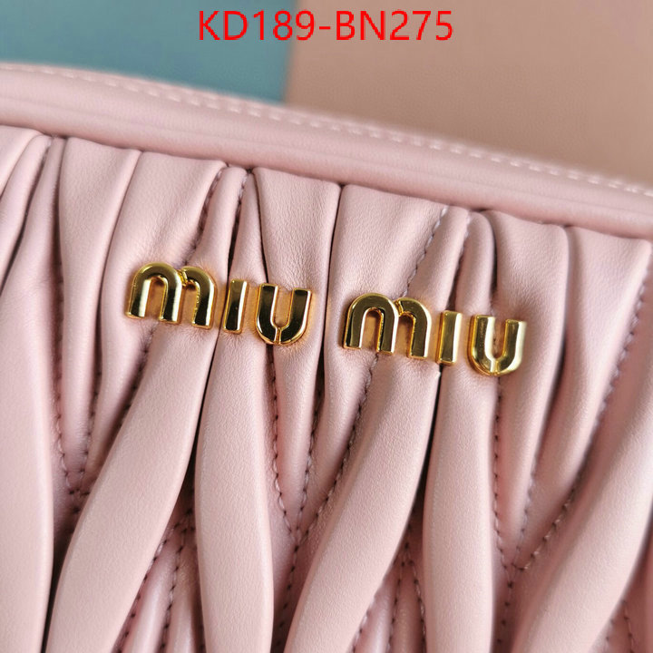 Miu Miu Bags(TOP)-Diagonal-,sale ,ID: BN275,$: 189USD