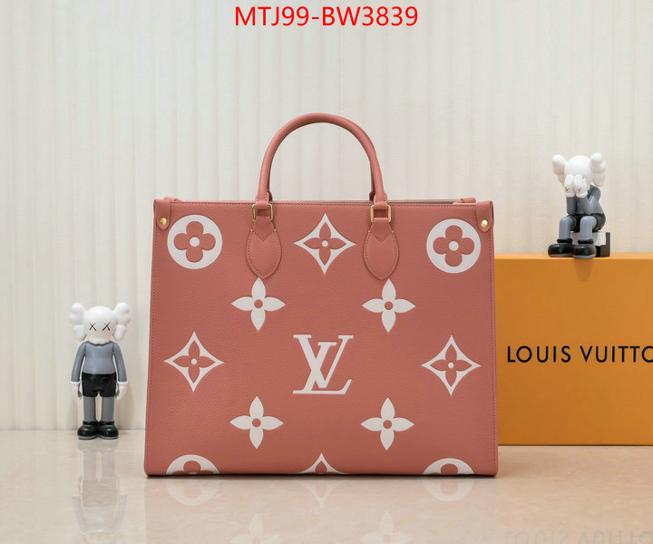 LV Bags(4A)-Handbag Collection-,unsurpassed quality ,ID: BW3839,$: 99USD