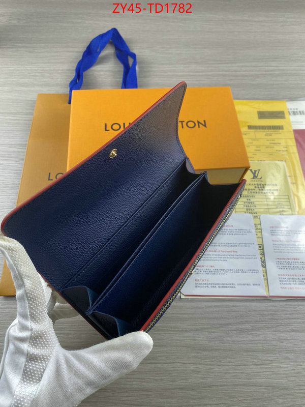 LV Bags(4A)-Wallet,ID: TD1782,$: 45USD