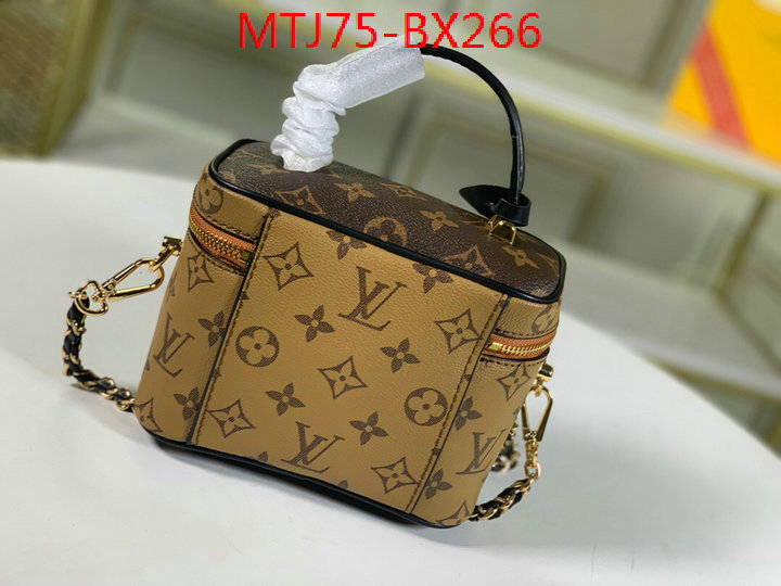 LV Bags(4A)-Vanity Bag-,wholesale ,ID: BX266,$: 75USD