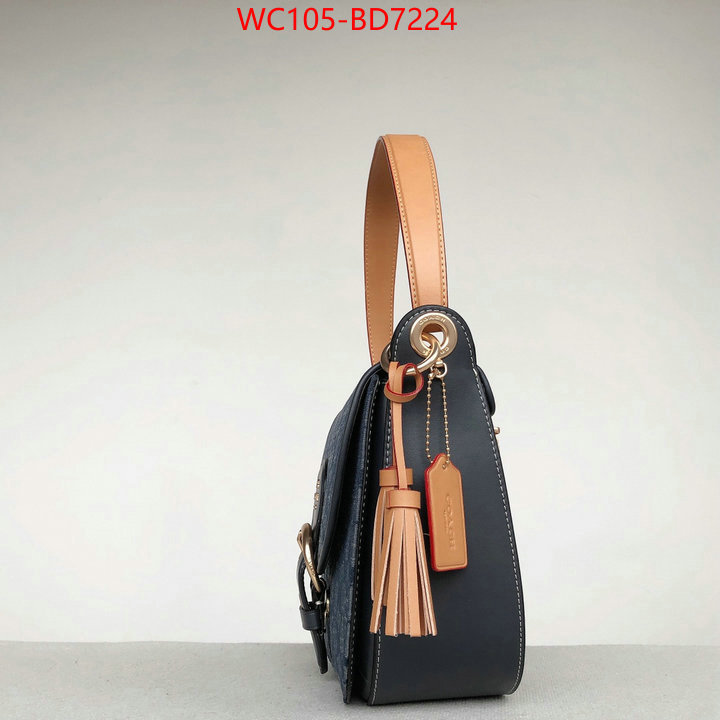 Coach Bags(4A)-Diagonal,only sell high-quality ,ID: BD7224,$: 105USD