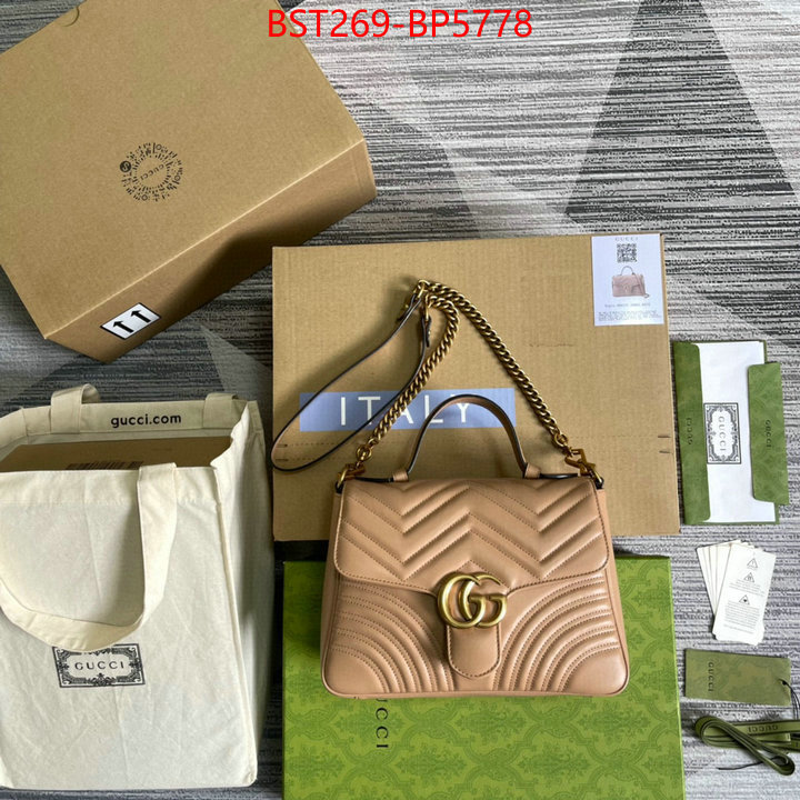 Gucci Bags(TOP)-Marmont,high quality replica ,ID: BP5778,$: 269USD