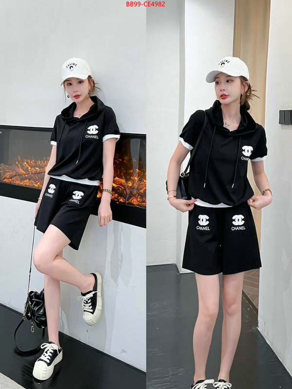 Clothing-Chanel,found replica , ID: CE4982,$: 99USD