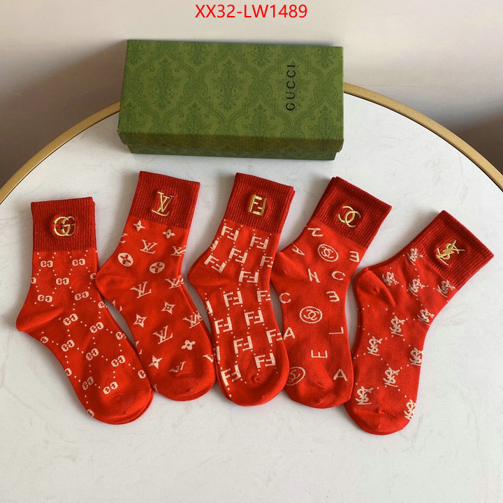 Sock-Gucci,online sales , ID: LW1489,$: 32USD