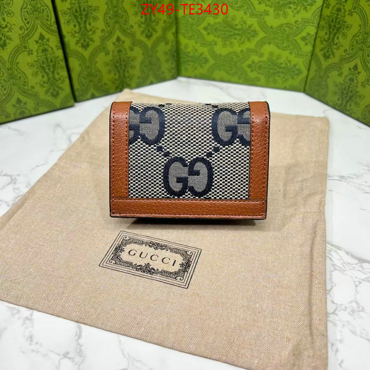 Gucci Bags(4A)-Wallet-,designer high replica ,ID: TE3430,$: 49USD