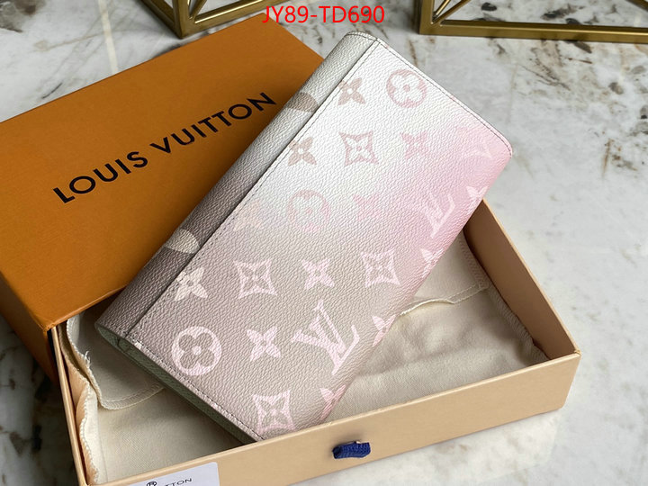 LV Bags(TOP)-Wallet,ID: TD690,$: 89USD