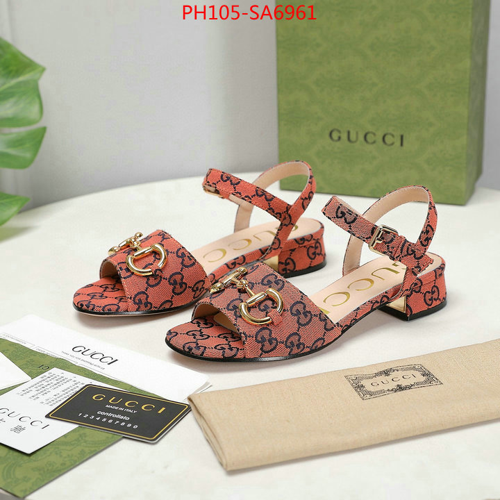 Women Shoes-Gucci,the highest quality fake , ID: SA6961,$: 105USD