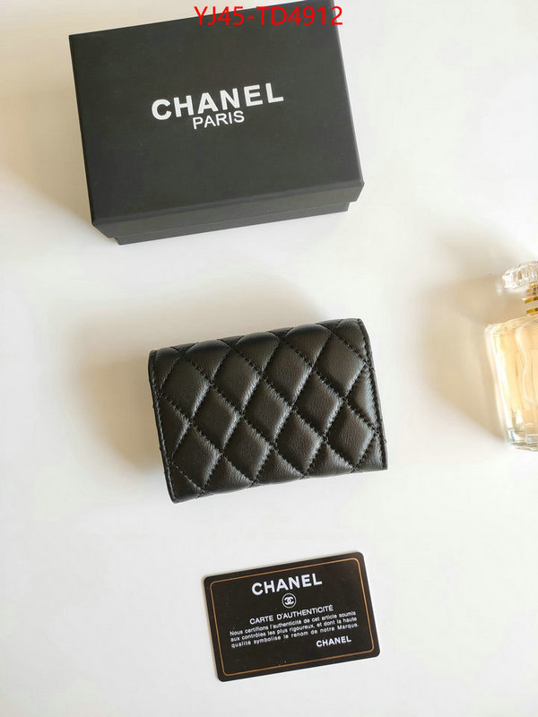Chanel Bags(4A)-Wallet-,ID: TD4912,$: 45USD