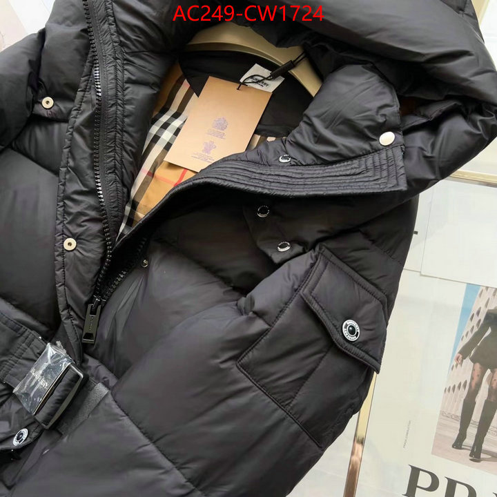 Down jacket Women-Burberry,the best quality replica , ID: CW1724,$: 249USD