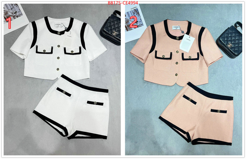 Clothing-Chanel,2023 perfect replica designer , ID: CE4994,$: 175USD