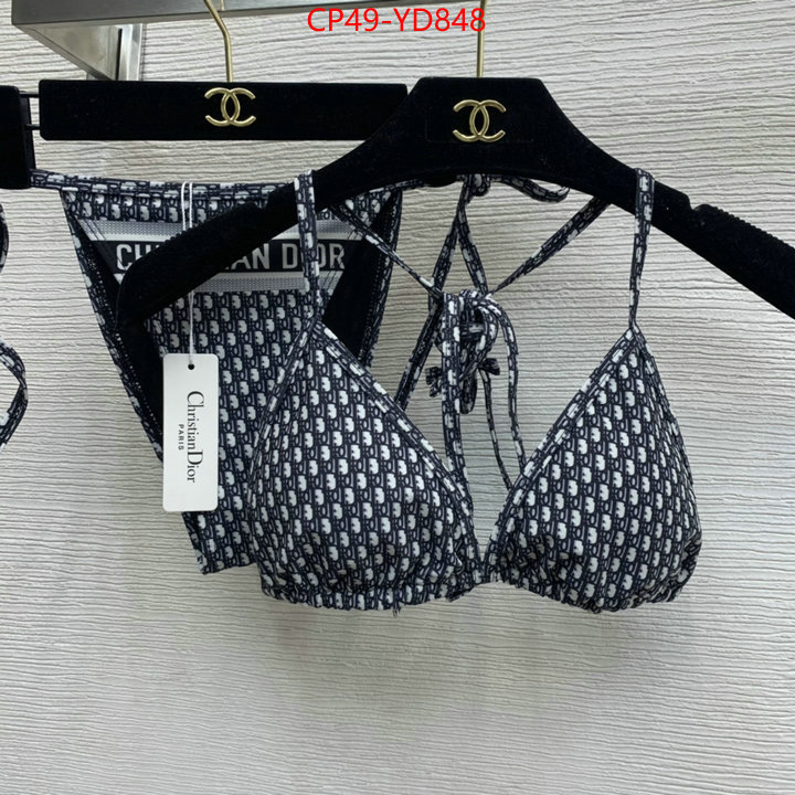 Swimsuit-Dior,top perfect fake , ID: YD848,$: 49USD