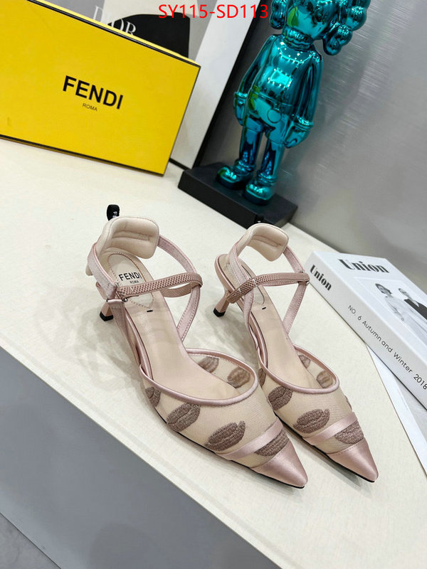 Women Shoes-Fendi,wholesale designer shop , ID: SD113,$: 115USD