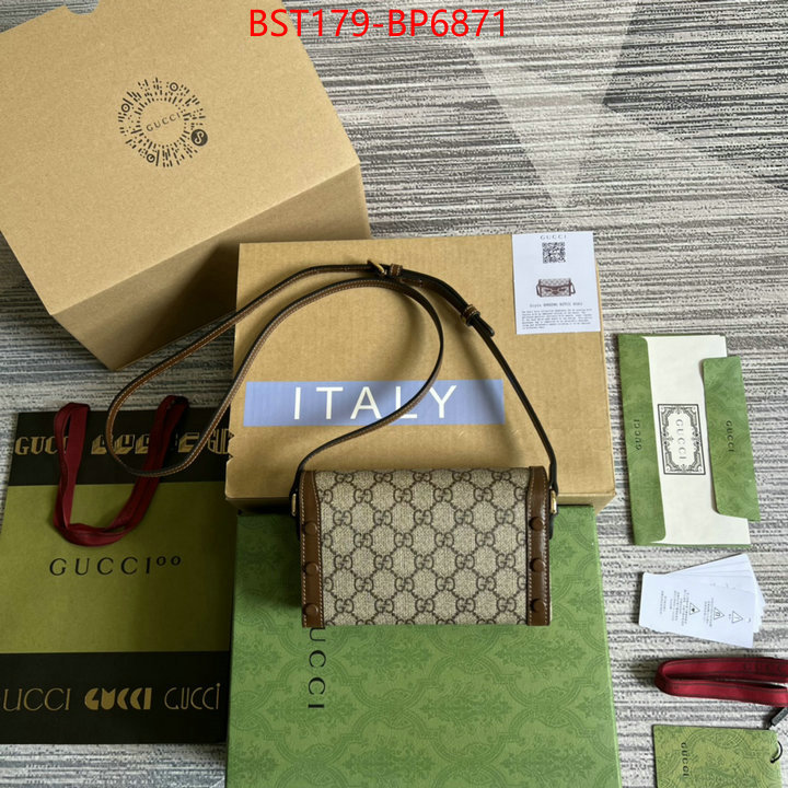 Gucci Bags(TOP)-Horsebit-,replica aaaaa designer ,ID: BP6871,$: 179USD