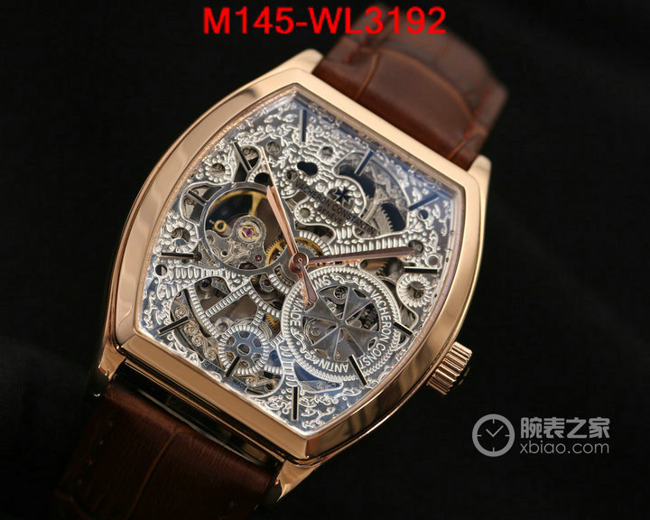 Watch(4A)-Vacheron Constantin,high quality designer , ID: WL3192,$: 145USD