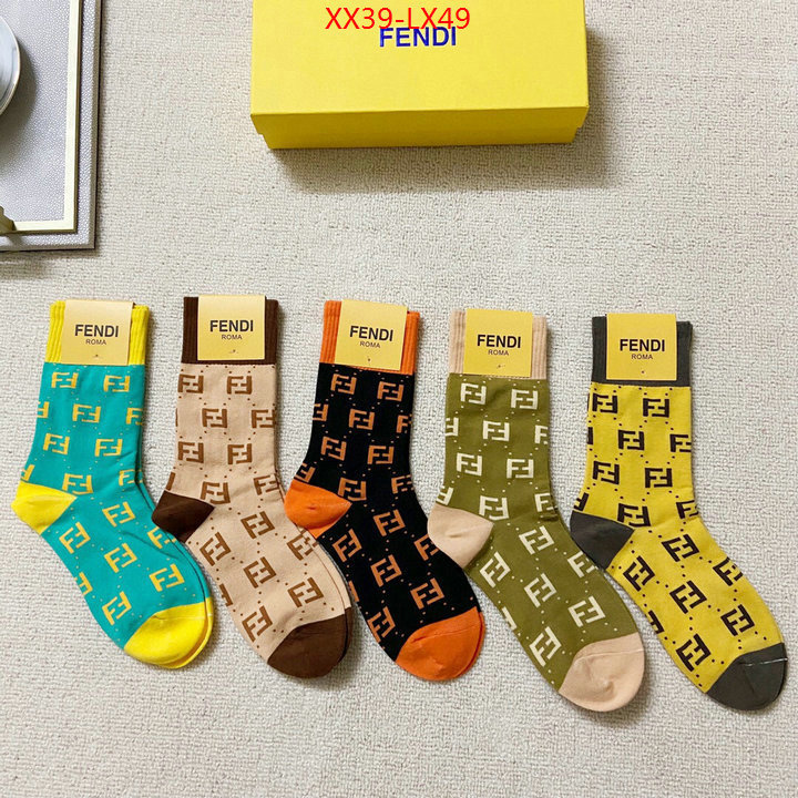 Sock-Fendi,sale outlet online , ID:LX49,$: 39USD