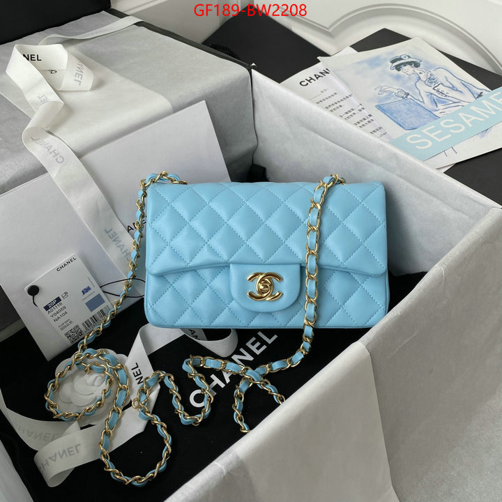 Chanel Bags(TOP)-Diagonal-,ID: BW2208,$: 189USD