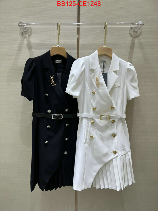 Clothing-YSL,shop cheap high quality 1:1 replica ,ID: CE1248,$: 125USD