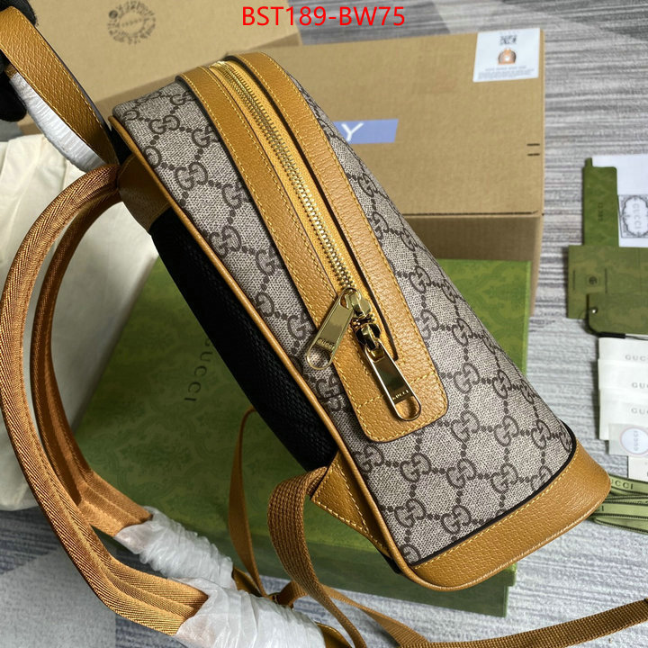 Gucci Bags(TOP)-Backpack-,how to buy replica shop ,ID: BW75,$: 189USD