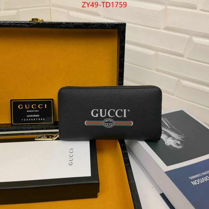 Gucci Bags(4A)-Wallet-,what best replica sellers ,ID: TD1759,$: 49USD