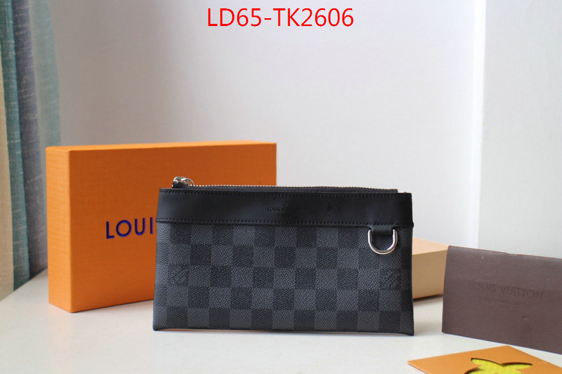 LV Bags(TOP)-Wallet,ID: TK2606,$:65USD