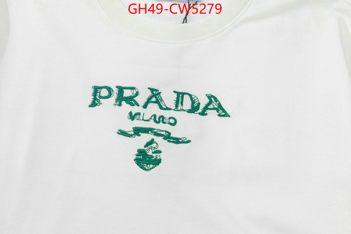 Clothing-Prada,1:1 replica , ID: CW5279,$: 49USD