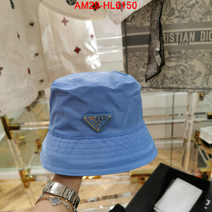 Cap (Hat)-Prada,high quality 1:1 replica , ID: HL6150,$: 29USD