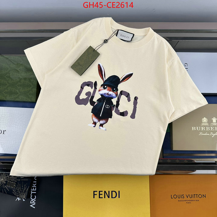 Clothing-Gucci,the top ultimate knockoff , ID: CE2614,$: 45USD