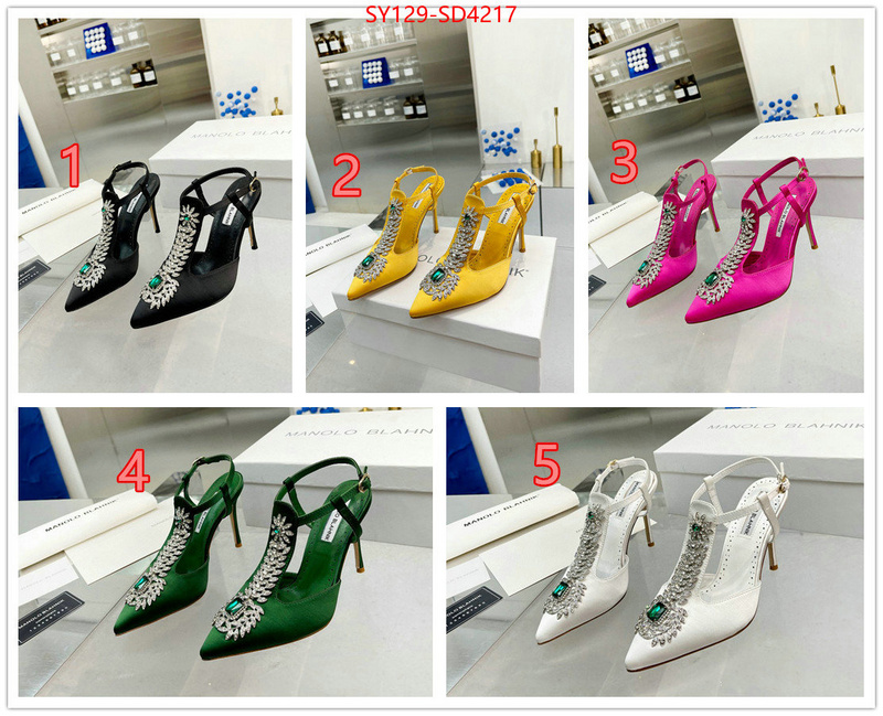 Women Shoes-Manolo Blahnik,where should i buy replica ,perfect quality designer replica , ID: SD4217,$: 129USD