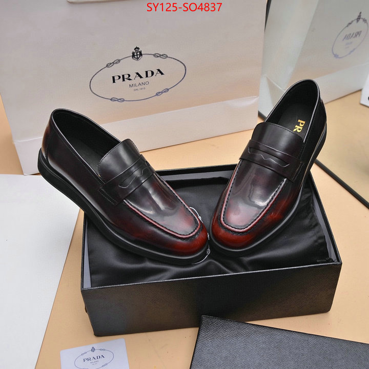 Men Shoes-Prada,designer 1:1 replica , ID: SO4837,$: 125USD