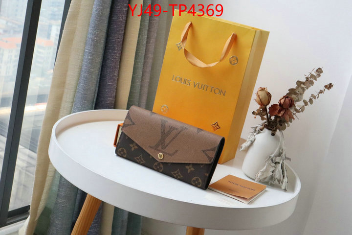 LV Bags(4A)-Wallet,ID: TP4369,$: 49USD