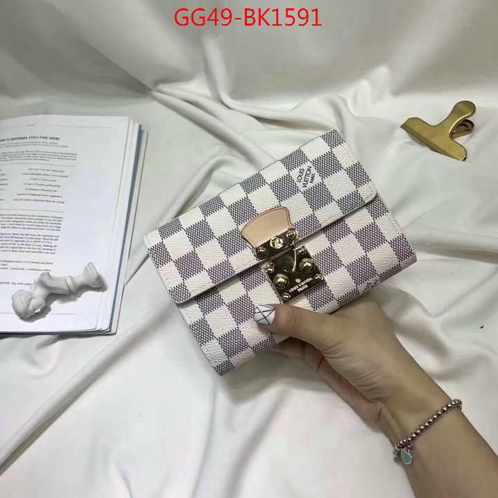 LV Bags(4A)-Wallet,ID: BK1591,$:49USD