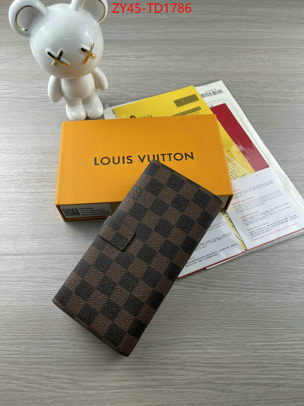 LV Bags(4A)-Wallet,ID: TD1786,$: 45USD