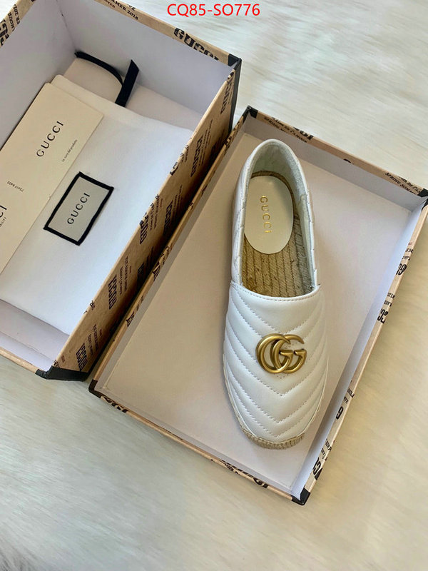 Women Shoes-Gucci,best quality replica , ID: SO776,$: 85USD