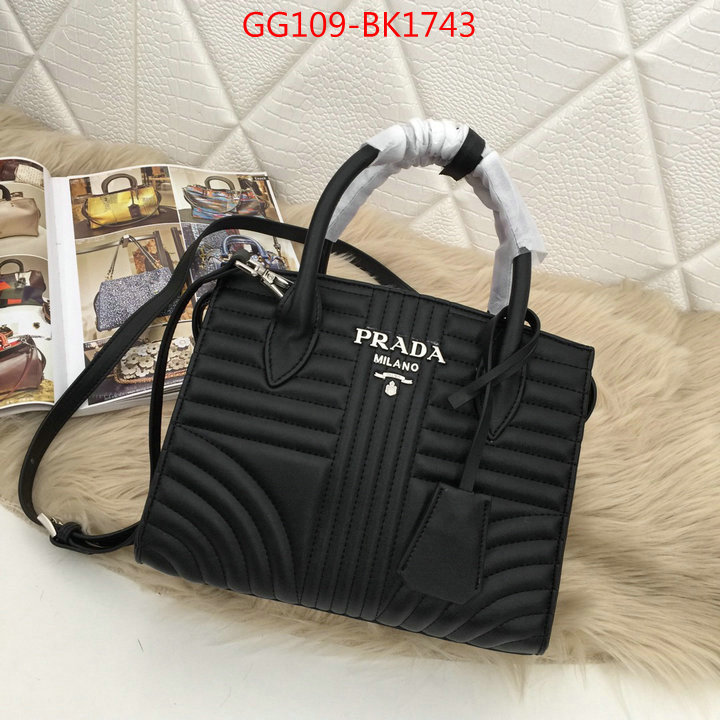 Prada Bags(4A)-Handbag-,ID: BK1743,$:109USD