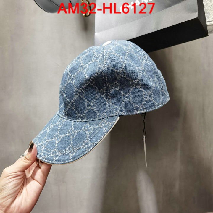 Cap (Hat)-Gucci,aaaaa quality replica , ID: HL6127,$: 32USD