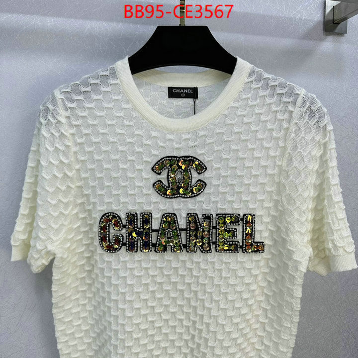 Clothing-Chanel,2023 perfect replica designer ,ID: CE3567,$: 95USD