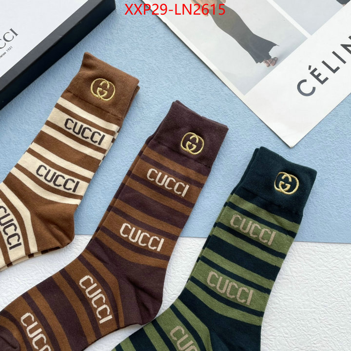 Sock-Gucci,shop the best high quality , ID: LN2615,$: 29USD