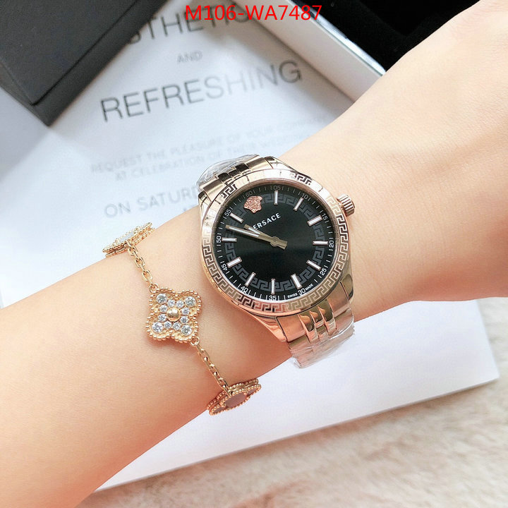 Watch(4A)-Versace,brand designer replica ,ID: WA7487,$: 106USD