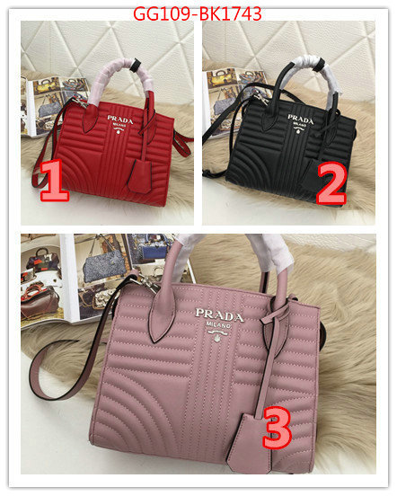 Prada Bags(4A)-Handbag-,ID: BK1743,$:109USD