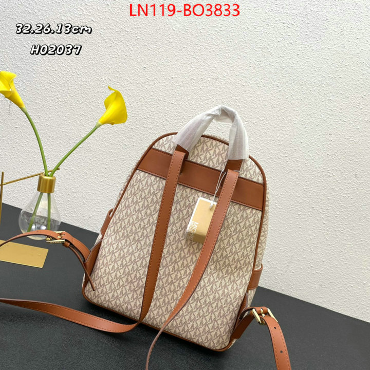 Michael Kors Bags(4A)-Backpack-,fashion replica ,ID: BO3833,$: 119USD