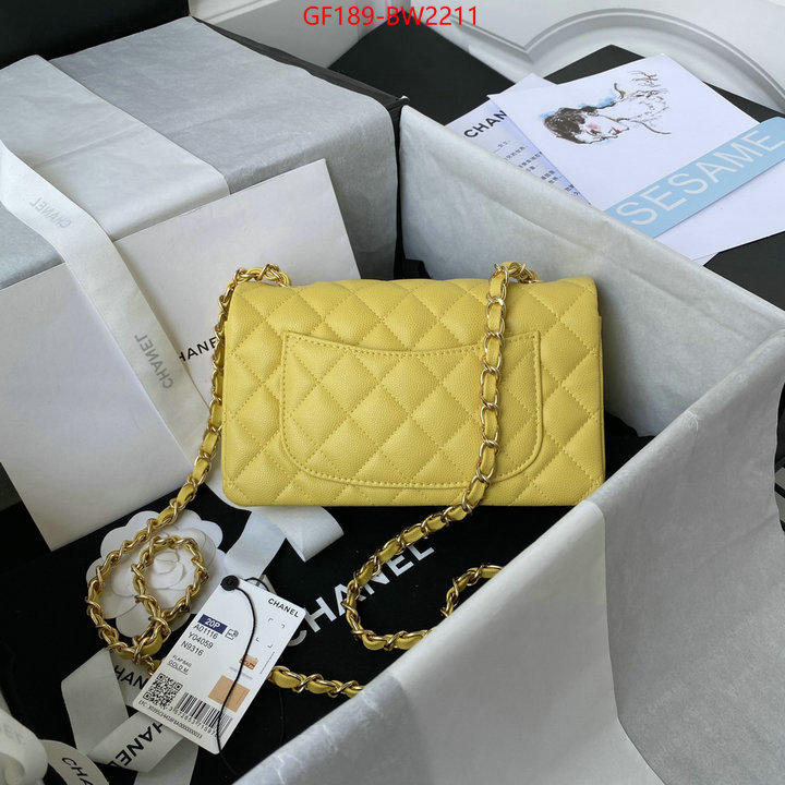 Chanel Bags(TOP)-Diagonal-,ID: BW2211,$: 189USD