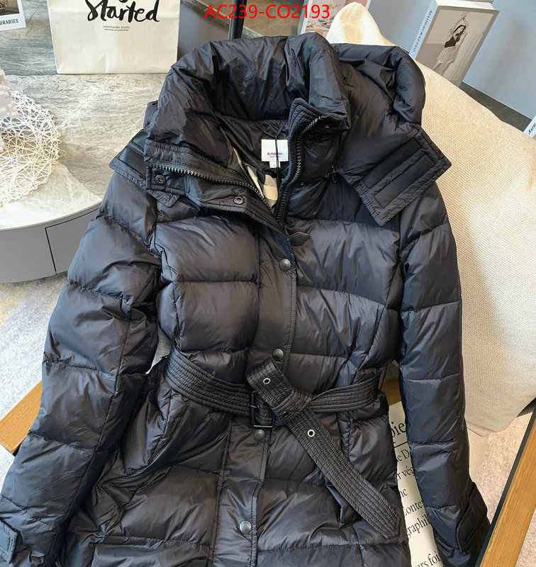 Down jacket Women-Burberry,designer high replica , ID: CO2193,$: 239USD